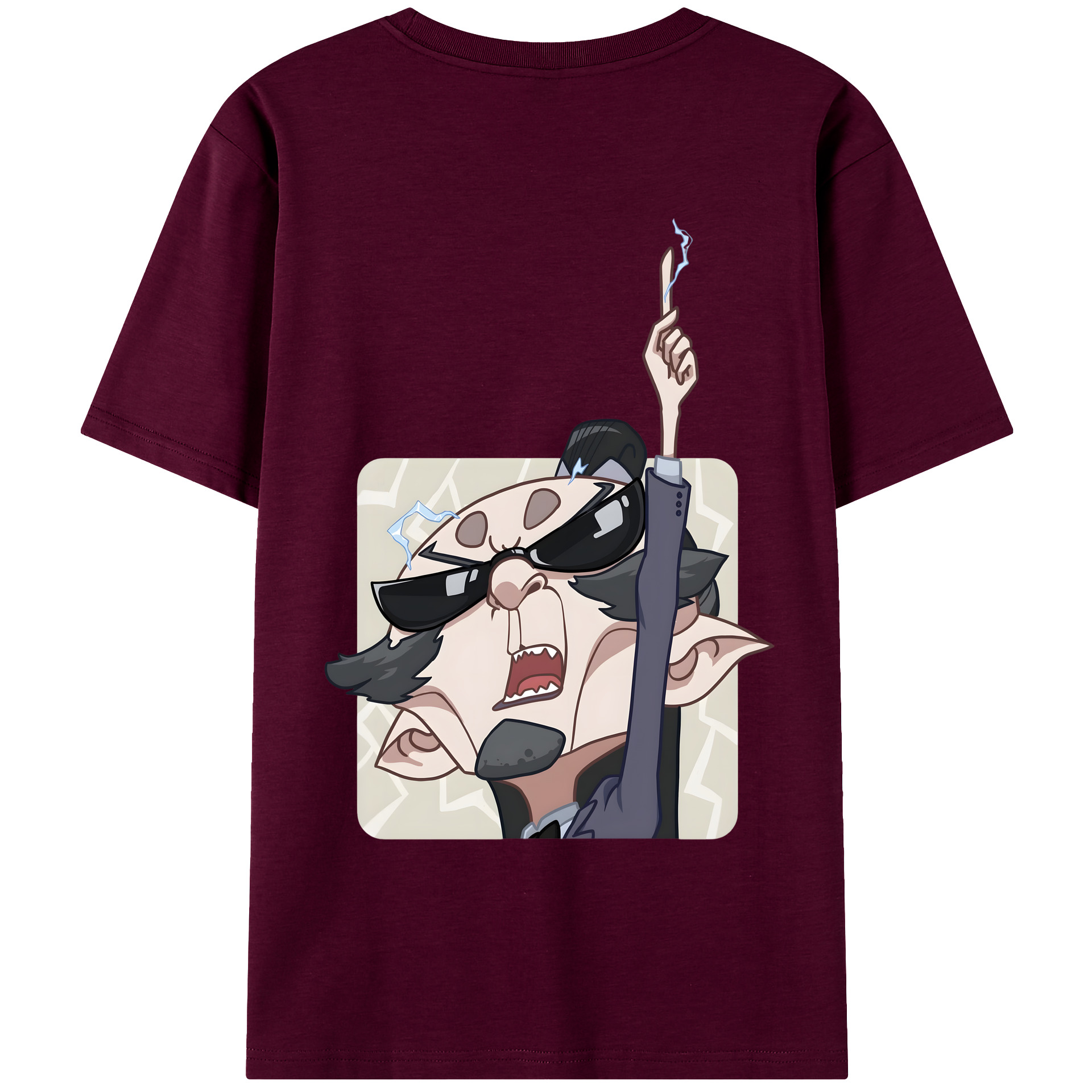 （画像用） Ne Zha 2 ナタ 魔童の大暴れ レディース半袖Tシャツ(バックプリント)